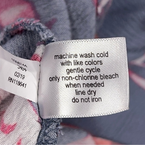 Lane Bryant Floral Blouse - Gray and Pink - Picture 13 of 14